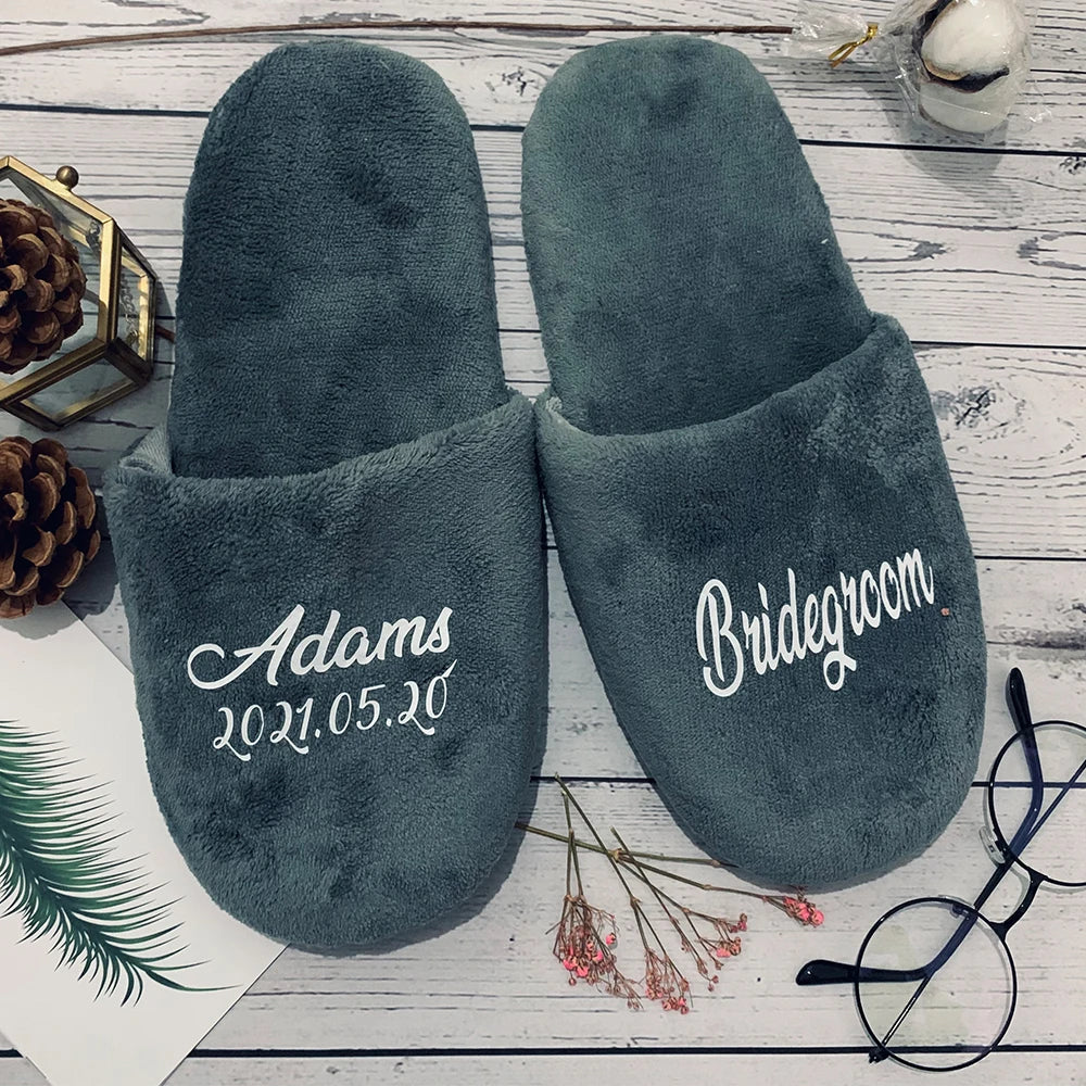 Custom Wedding Coral Women Slippers