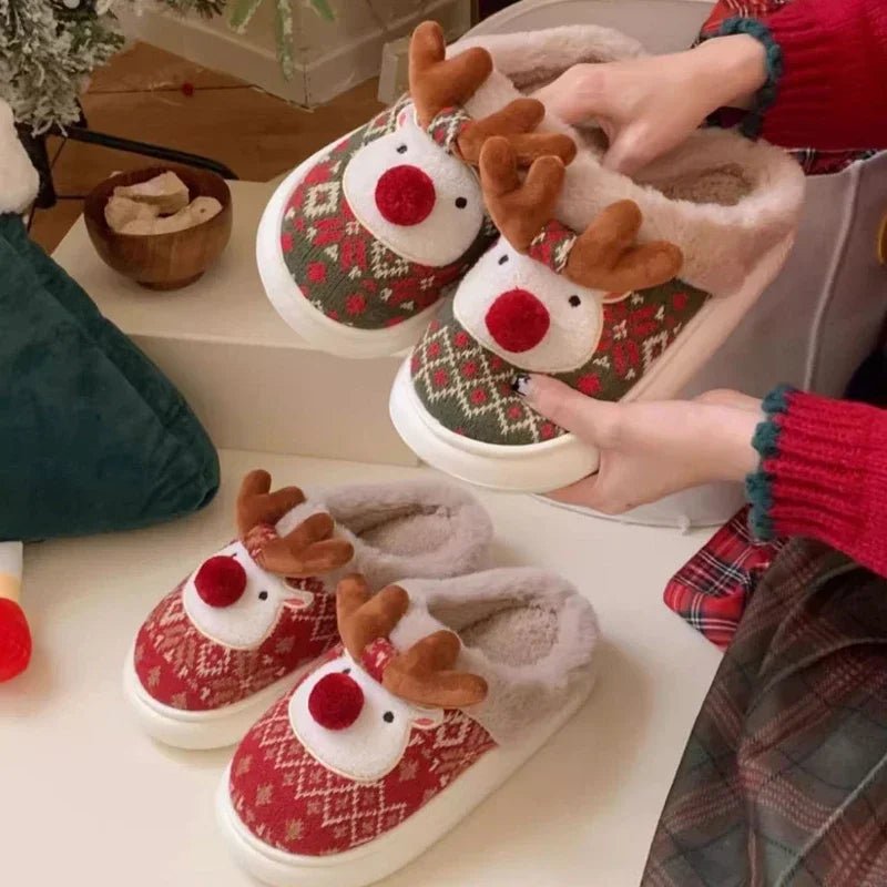 Christmas Cotton Slippers