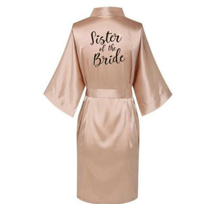 Satin Silk bride robe