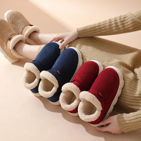 Plush Flat Men Slippers