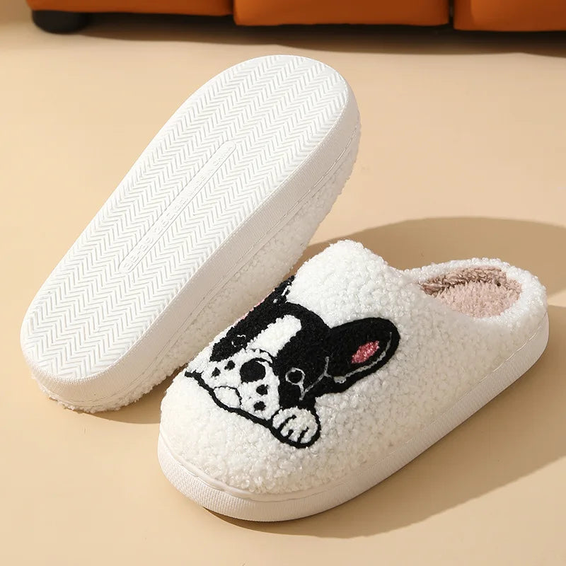 Winter Cartoon Plush Slippers