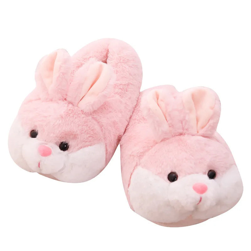 Cute Rabbit Winter Slippers