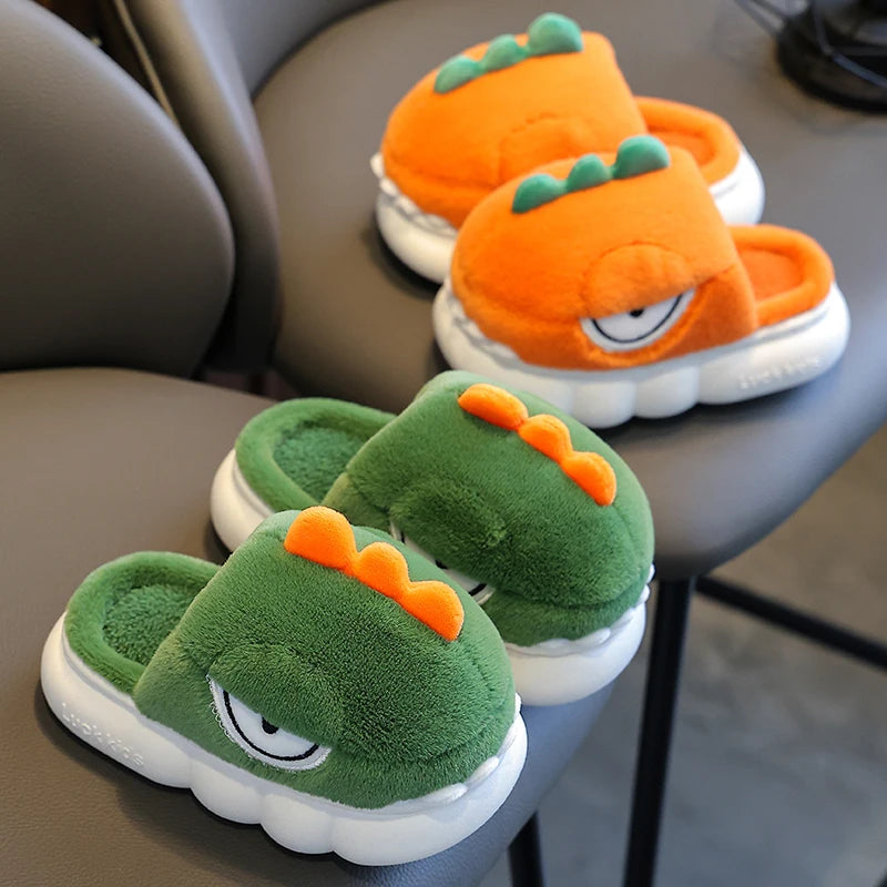 Children's Funny Cartoon Non-slip Plush Slippers