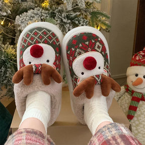 Christmas Cotton Slippers