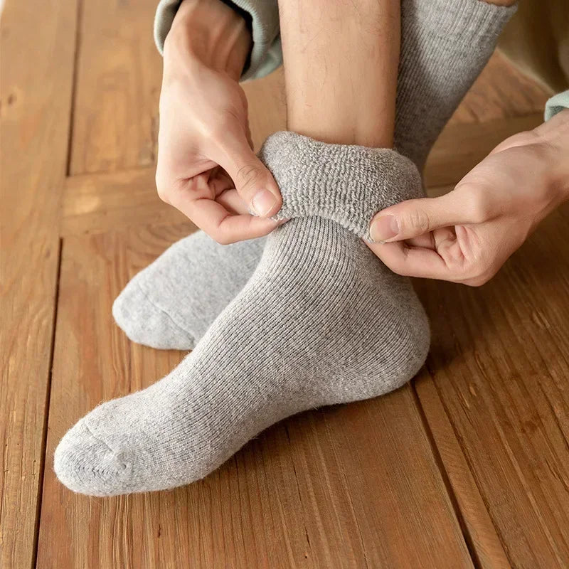 Thickened Fleece Terry Loop socks