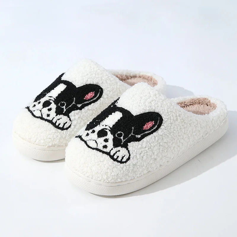 Winter Cartoon Plush Slippers