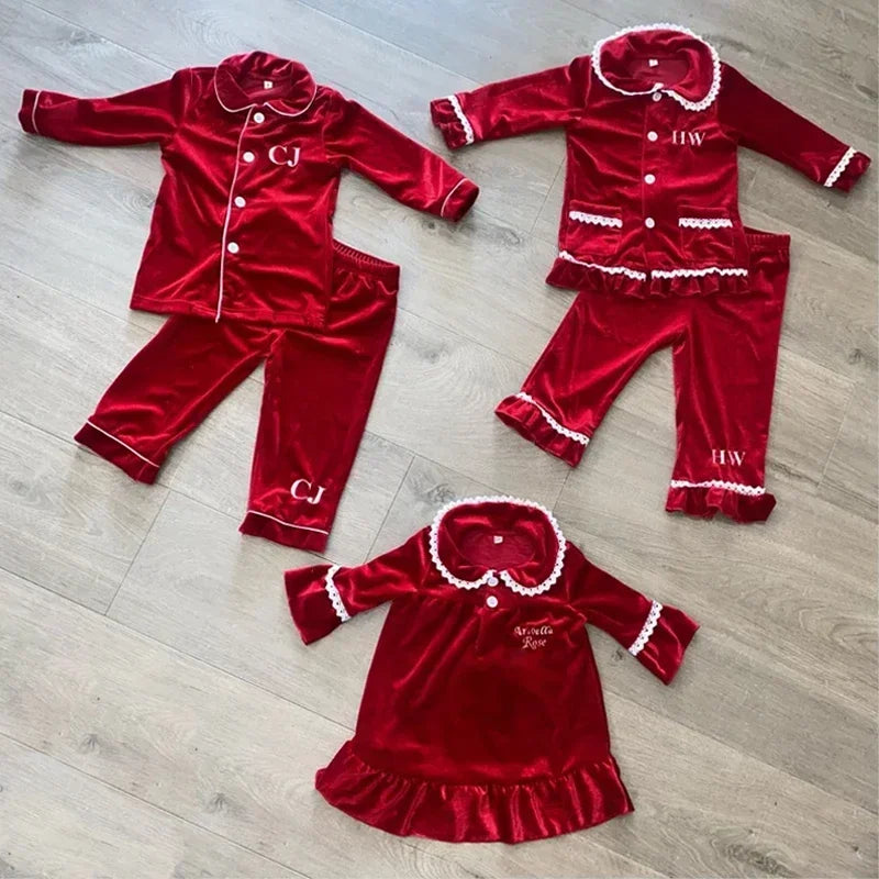 Family Matching Christmas Sleepwear Set