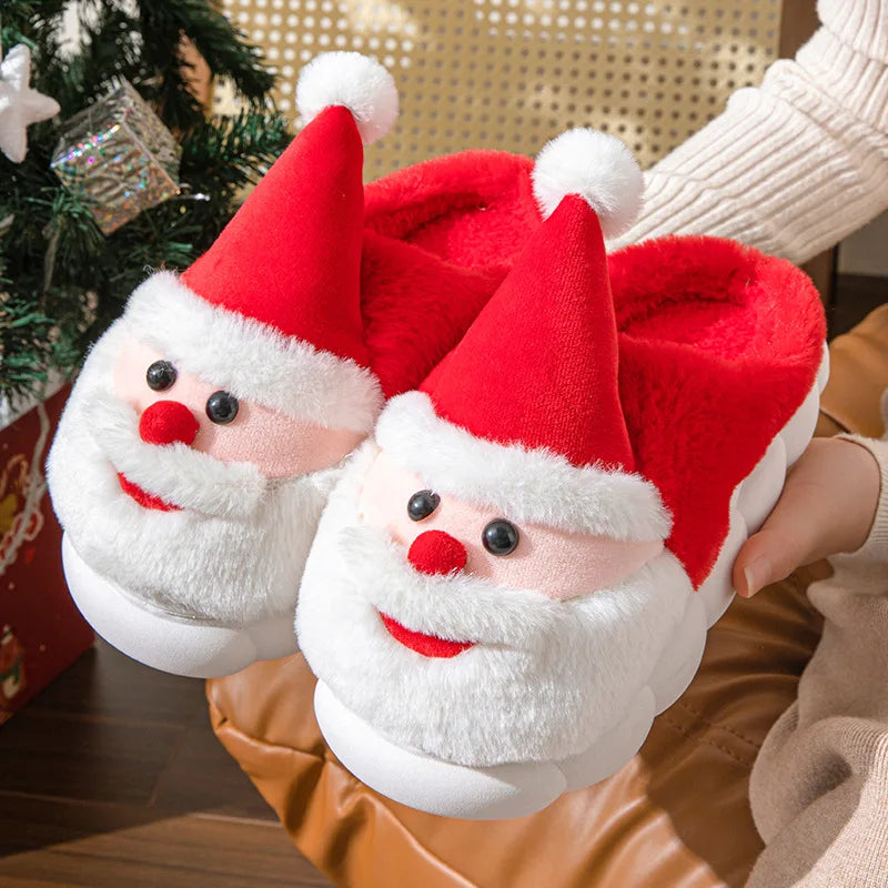 Winter Christmas Santa Claus Slippers