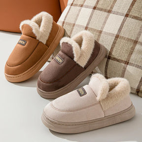 Evshine Warm Furry House Cotton Slippers