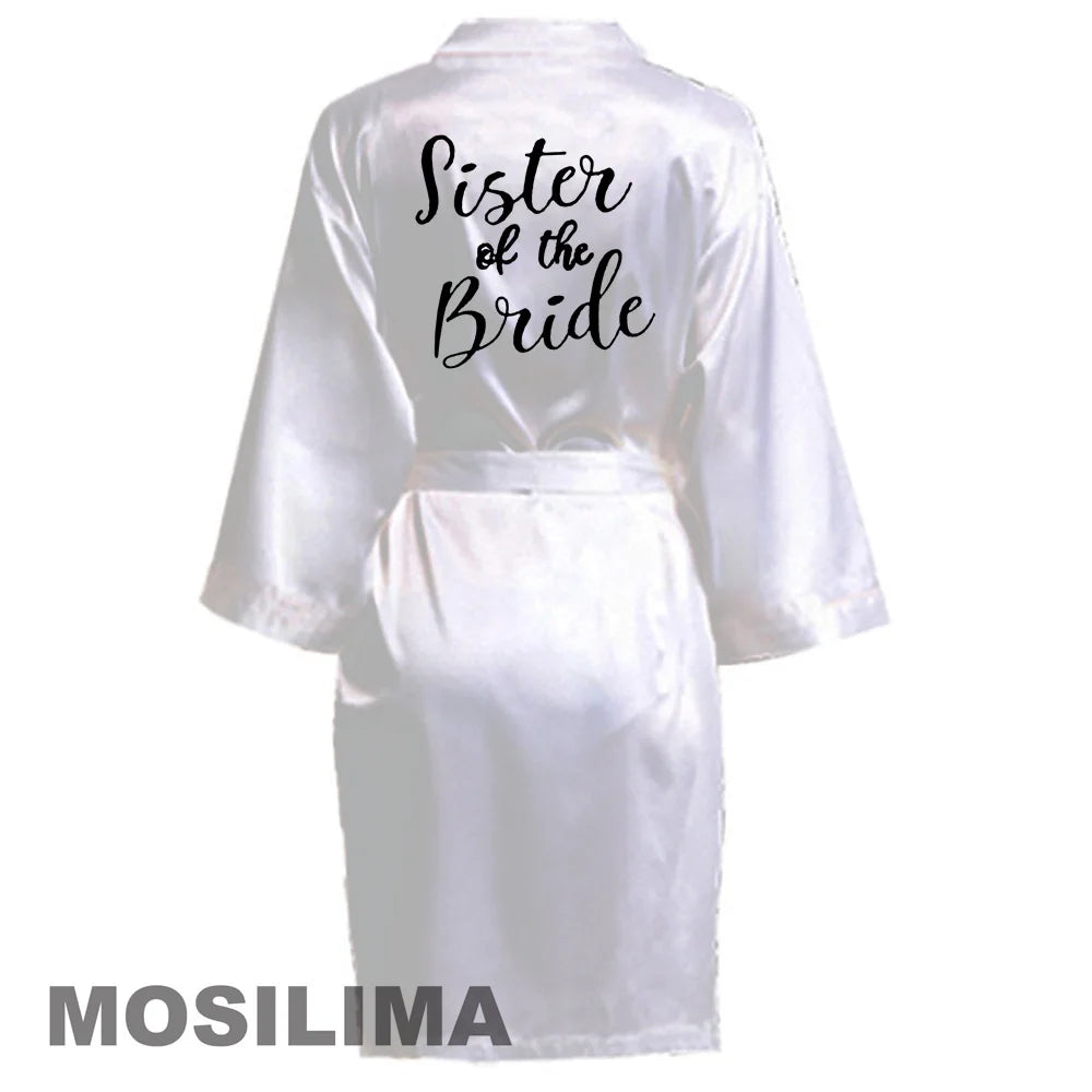 Satin Silk bride robe