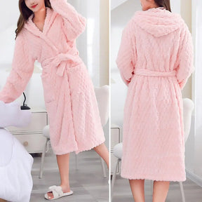 Thicken Fuzzy Bathrobe