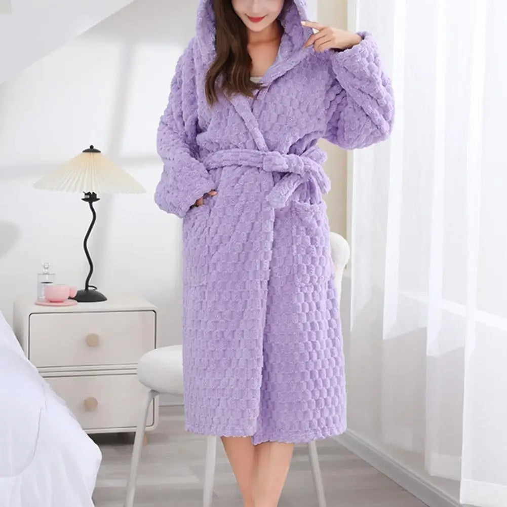 Thicken Fuzzy Bathrobe