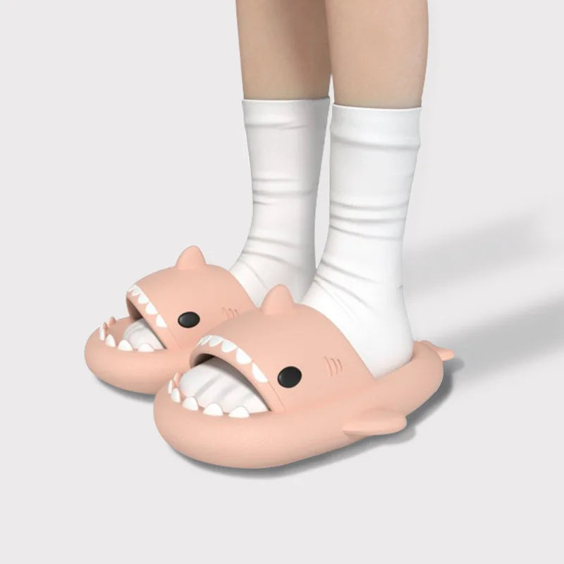 Litfun Thick-soled Shark Slippers