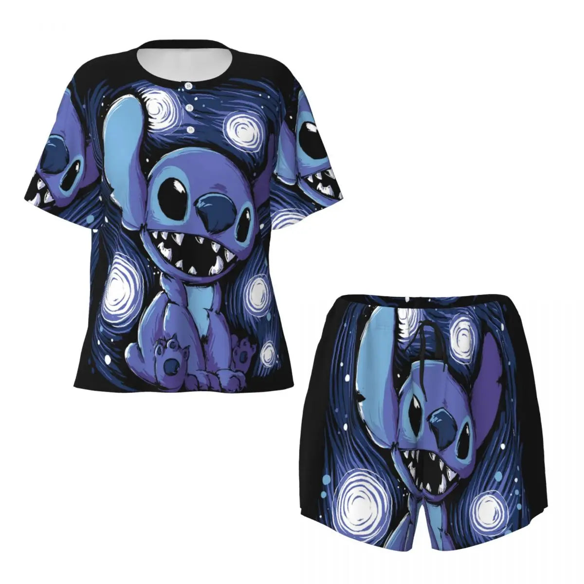 Custom Cartoon Anime Manga Stitch Pajamas Set