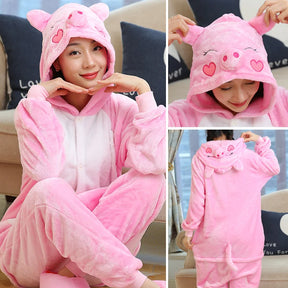 Animal Bear Onesies Kigurumi Unicorn Pajamas Set