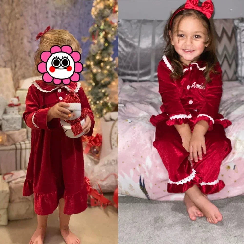 Family Matching Christmas Sleepwear Set