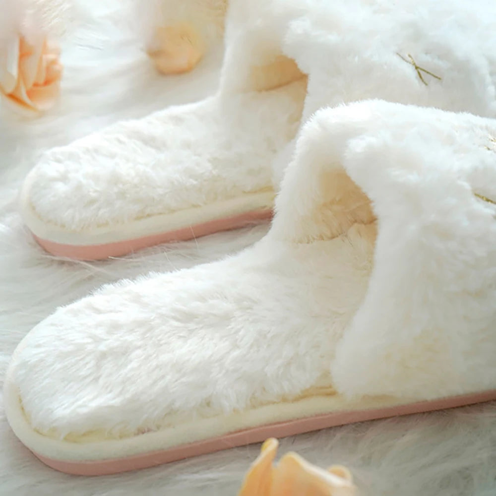 Wedding Fluffy Slippers