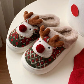 Christmas Cotton Slippers