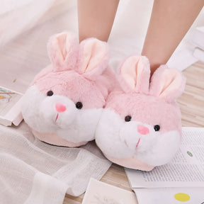 Cute Rabbit Winter Slippers