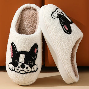 Winter Cartoon Plush Slippers