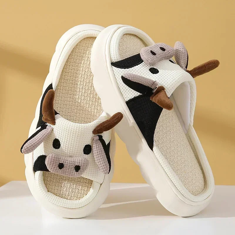 Non-slip Cotton Linen Sandals