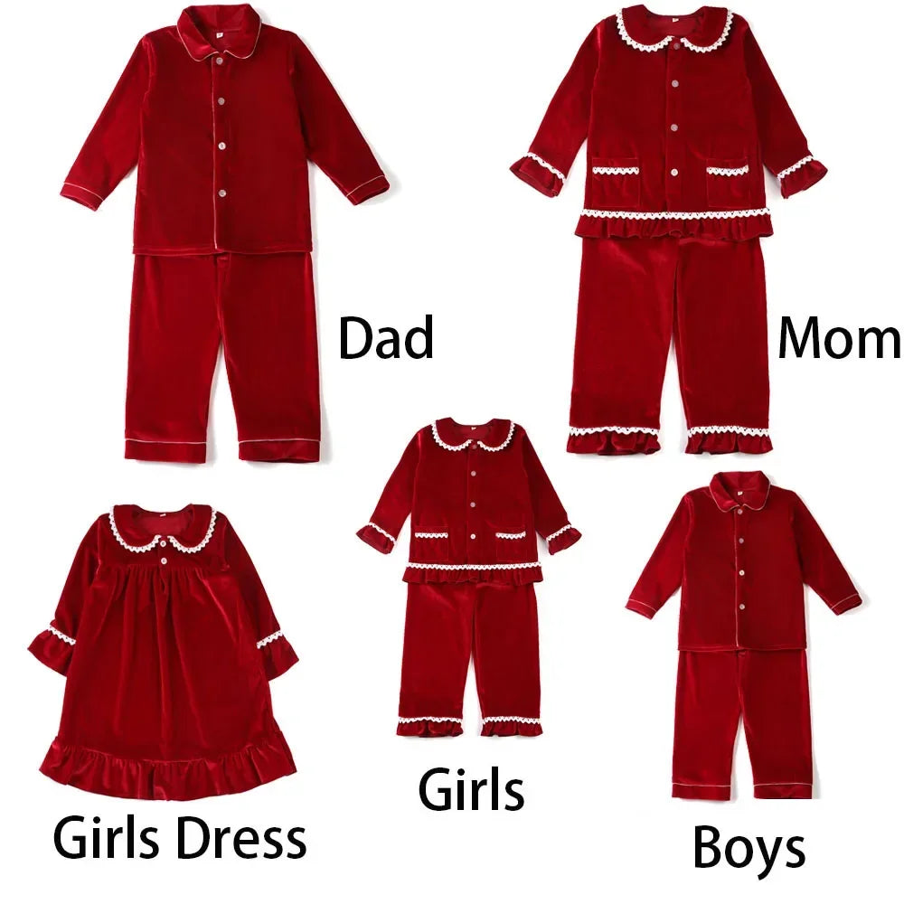 Family Matching Christmas Sleepwear Set