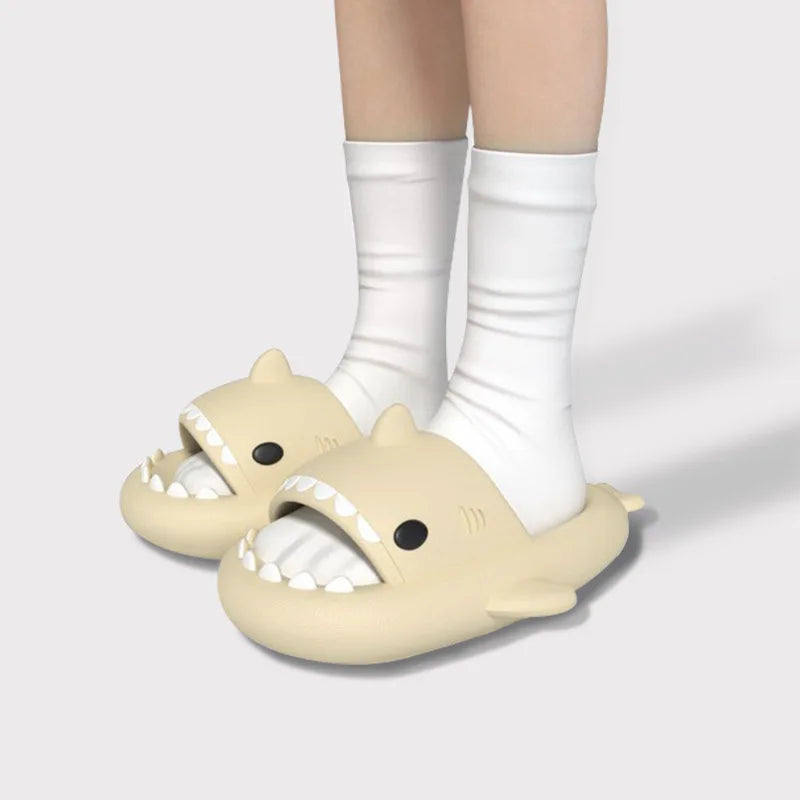 Litfun Thick-soled Shark Slippers