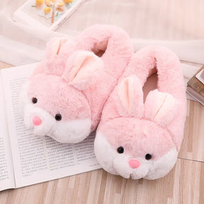 Cute Rabbit Winter Slippers