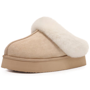 Smile Winter Women Fuzzy Slippers