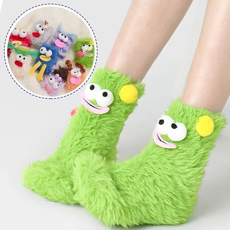 Funny Thickened Warm Medium Tube Sock