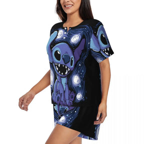 Custom Cartoon Anime Manga Stitch Pajamas Set