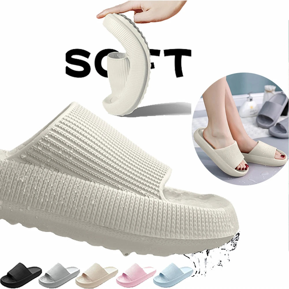 Cloud Sliders Non-Slip Bathroom Slippers