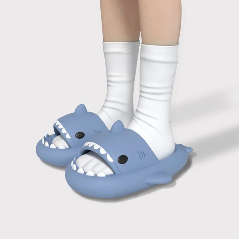 Litfun Thick-soled Shark Slippers