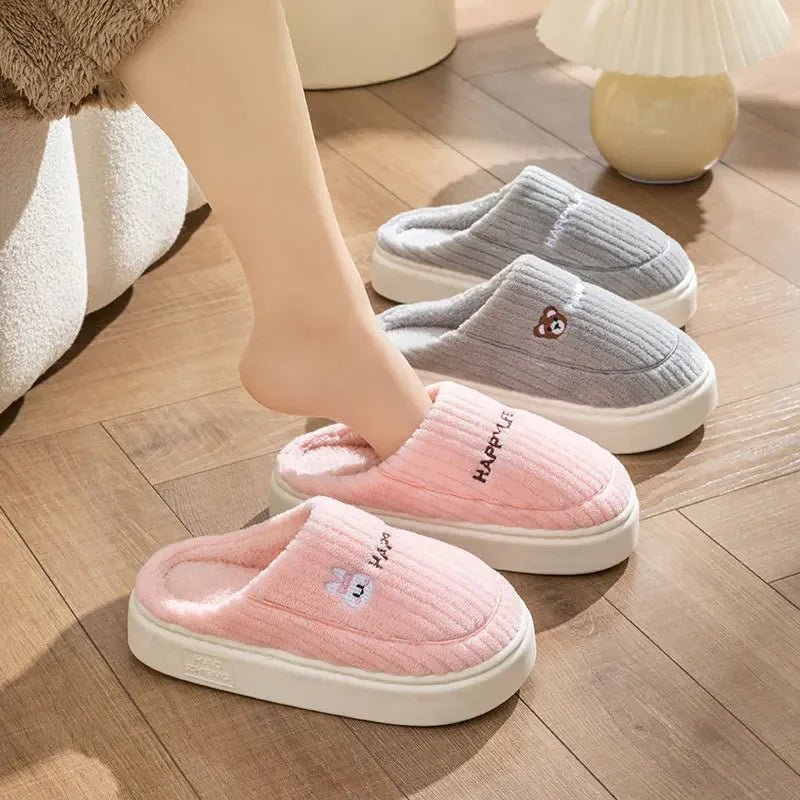 Indoor Anti Slip Confinement Couple Slippers