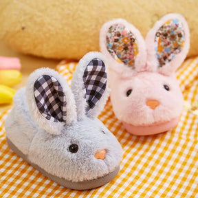 Anti Slip Warm Rabbit Slippers